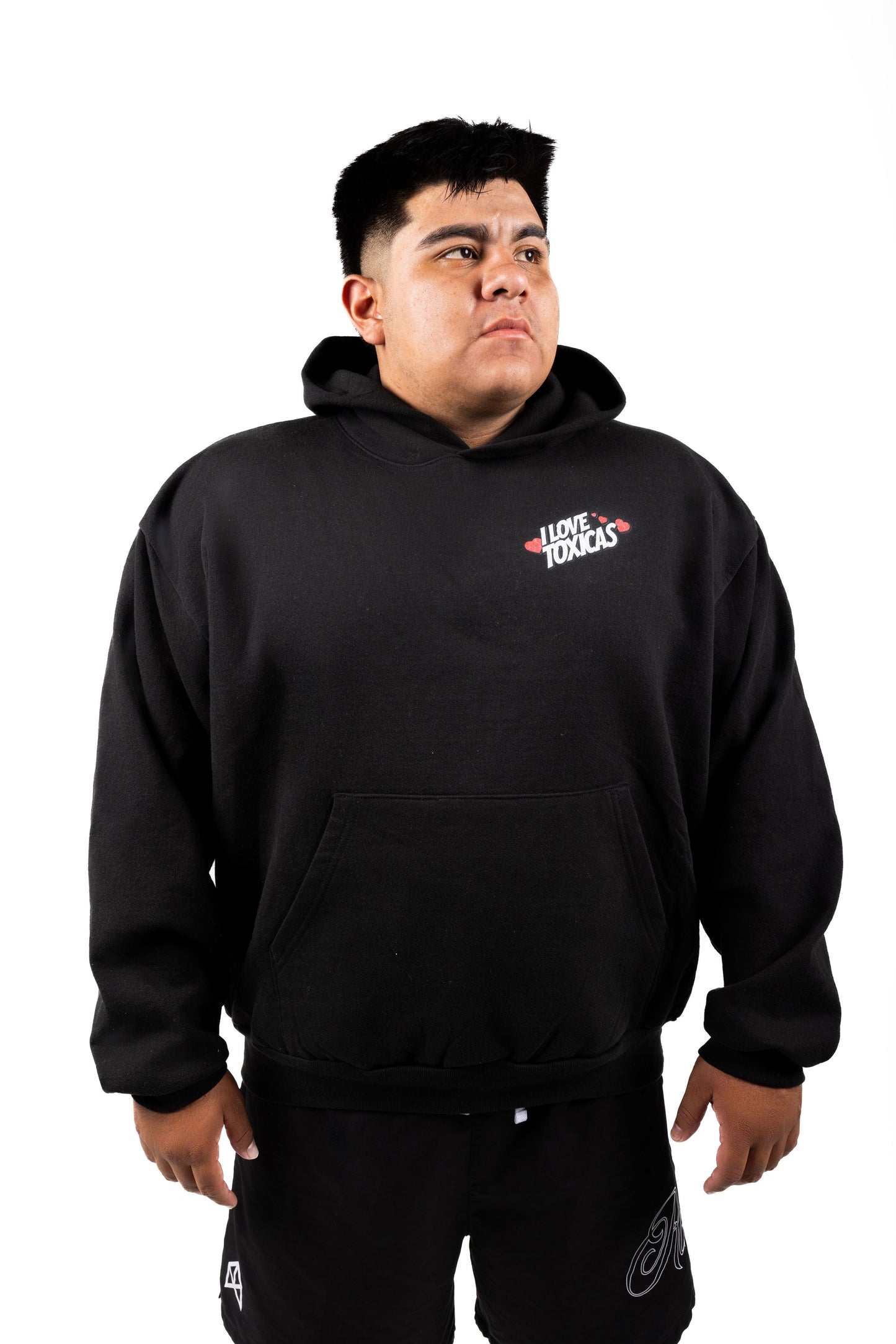 I LOVE TOXICAS HOODY - BLACK