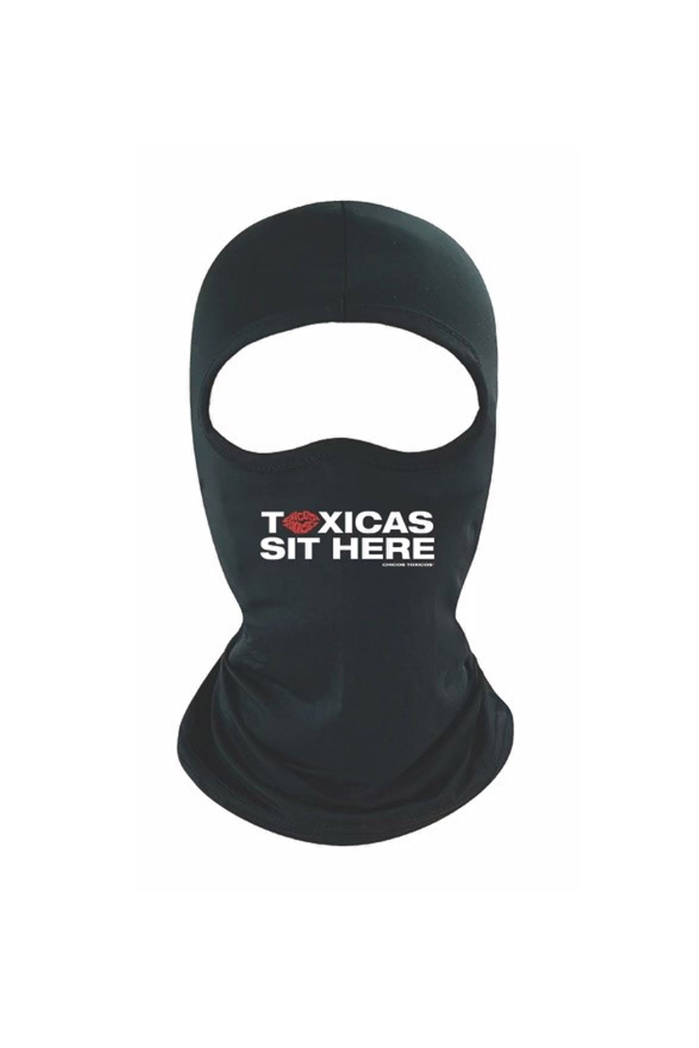 TOXICAS SIT HERE MASK BLACK