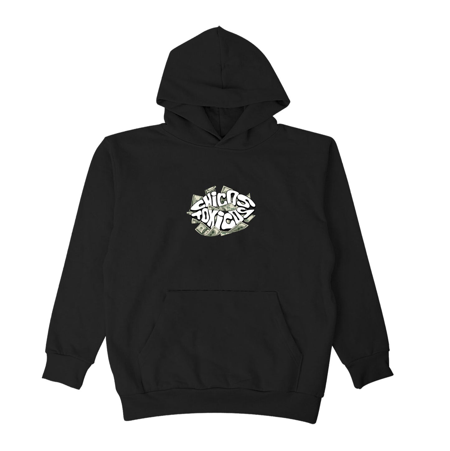 NEED MONEY FOR TOXICAS HOODY - BLACK