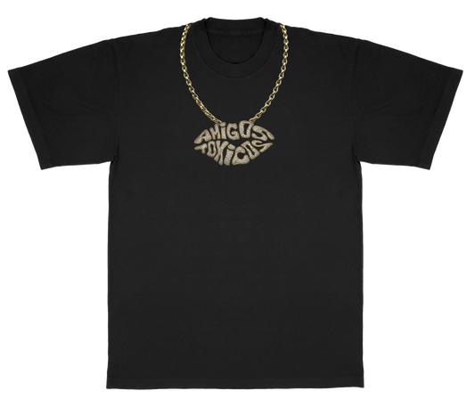 CHICOS TOXICOS BLING TEE - BLACK
