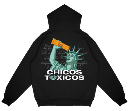 NEW YORK HOMAGE ZIPUP HOODIE - BLACK