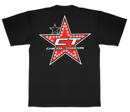 SHOOT FOR THE STARS TEE - BLACK