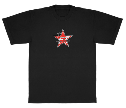 SHOOT FOR THE STARS TEE - BLACK