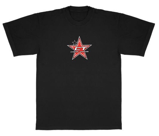SHOOT FOR THE STARS TEE - BLACK