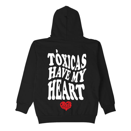 TOXICAS HAVE MY HEART HOODY BLACK