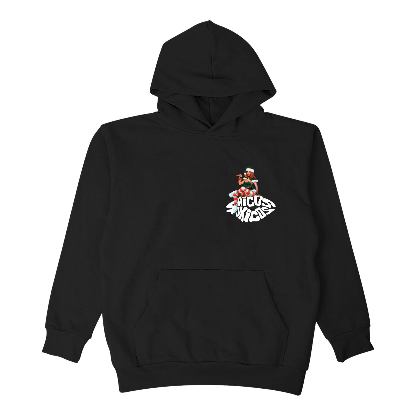 TOXICA CHRISTMAS HOODY - BLACK