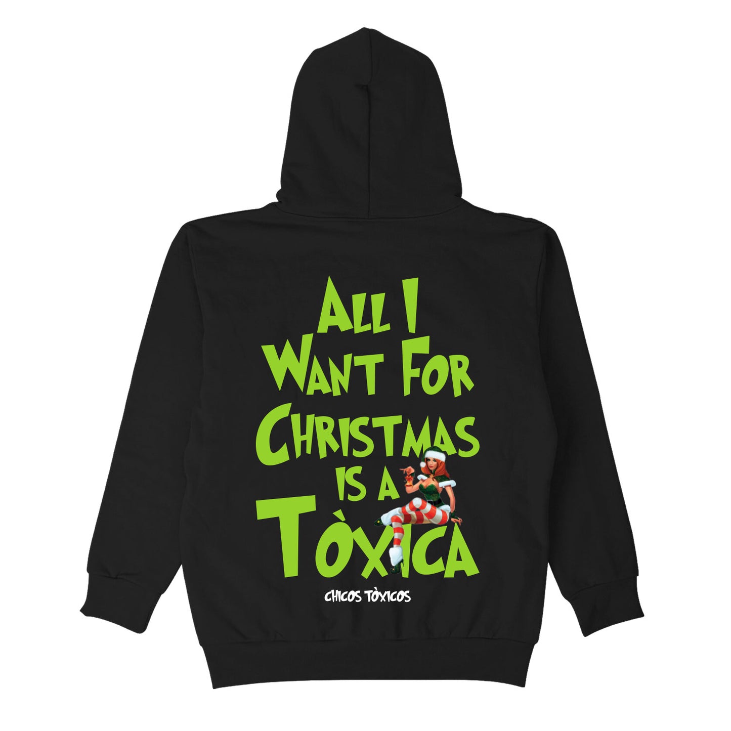 TOXICA CHRISTMAS HOODY - BLACK