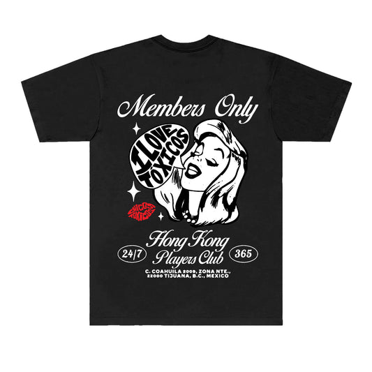 MEMBERS ONLY TEE - BLACK